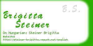 brigitta steiner business card